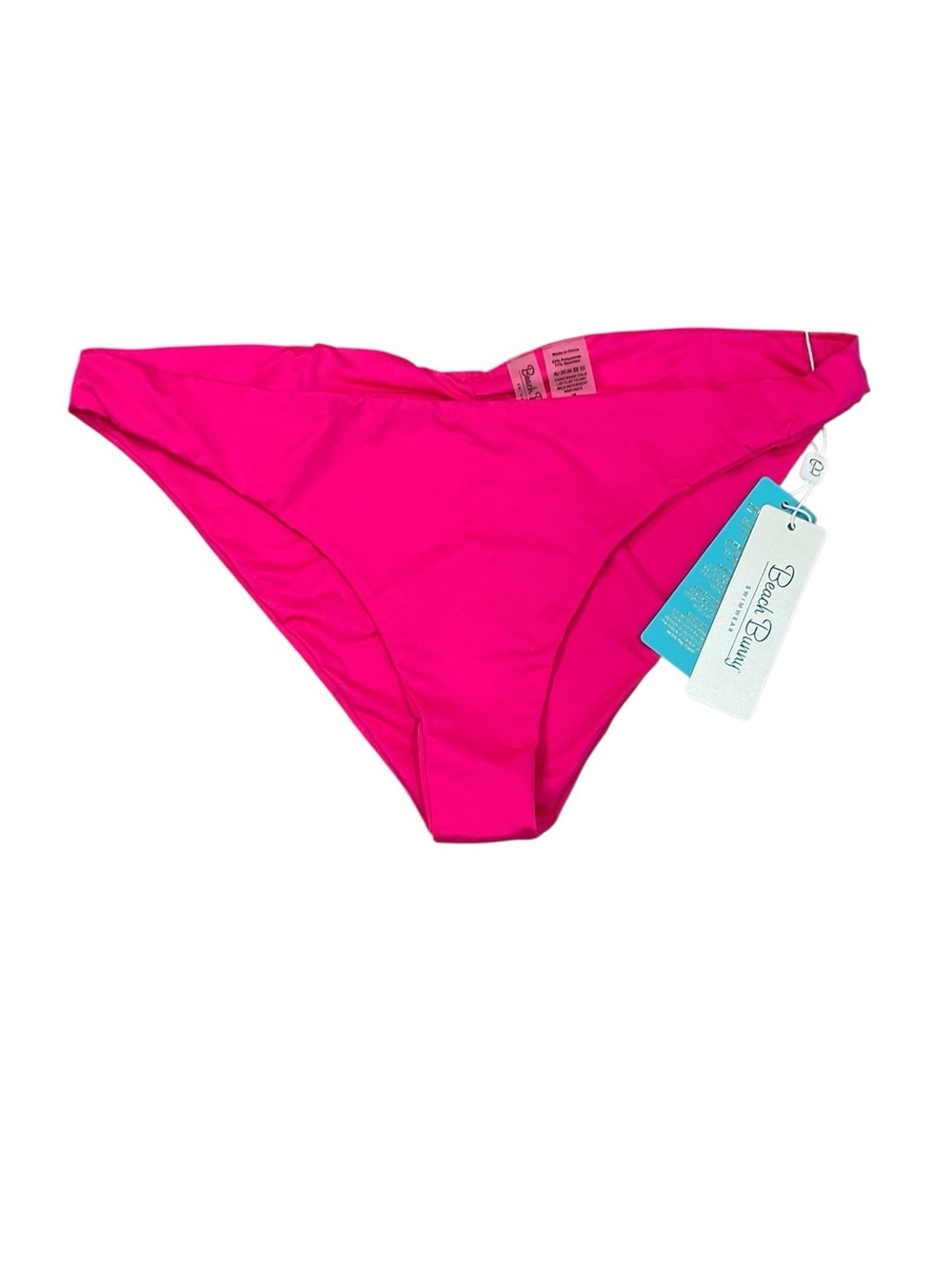 Beach Bunny Swimwear Kate Bikini Bottoms vibrant  Pink Size 16 NWT
